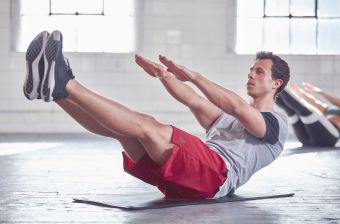 Мат для аеробіки Reebok Studio Mat RSYG-16021BK