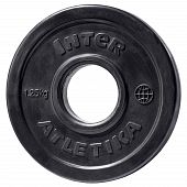 Диск обрезиненный InterAtletika LCA022-M 1,25 кг