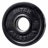 Диск обрезиненный InterAtletika LCA023-M 2,5 кг