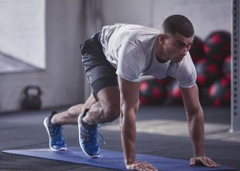 Мат для фитнеса Adidas ADMT-11014BL синий