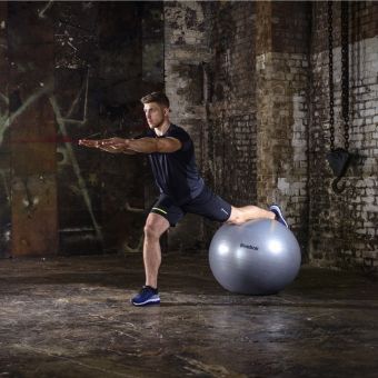 Гімнастичний м'яч Reebok RAB-11017GR 75 см сірий