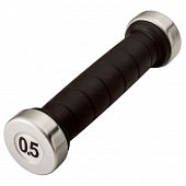 Гантель InterAtletika ST541 пластик-хром 0,5 кг