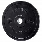 Диск обрезиненный InterAtletika LCA028-M 25 кг - купить в Киеве и Украине