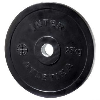 Диск прогумований InterAtletika LCA028-M 25 кг